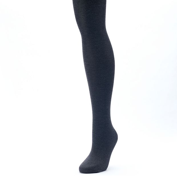 Women's Apt. 9® Solid Knit Sweater Tights