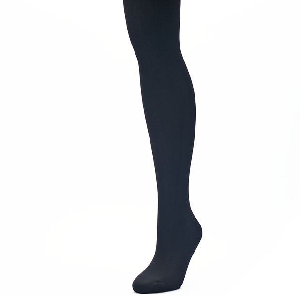 Fleece Lined Black Tightswomen's Fleece-lined Thick Tights - Plus