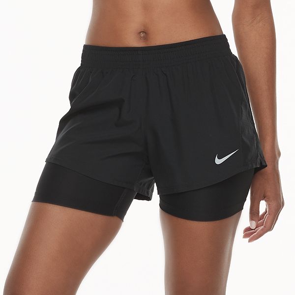 nike 2 in 1 shorts womens