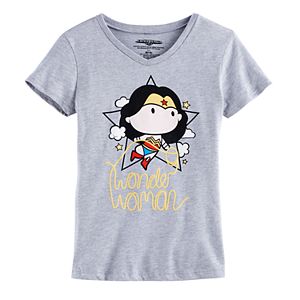Girls 7-16 DC Comics Wonder Woman Glitter Graphic Tee