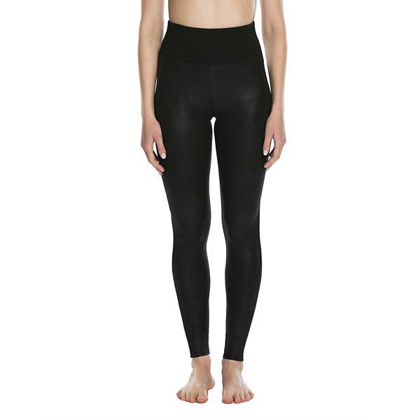 Spanx, Structured Panel Leather Ponte Leggings