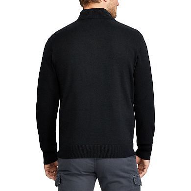 Men's Chaps Classic-Fit Cool Max Stretch Quarter-Zip Sweater