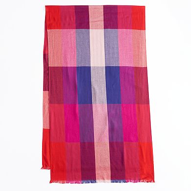 Apt. 9® Yarn Dyed Colorblock Pashmina Oblong Scarf