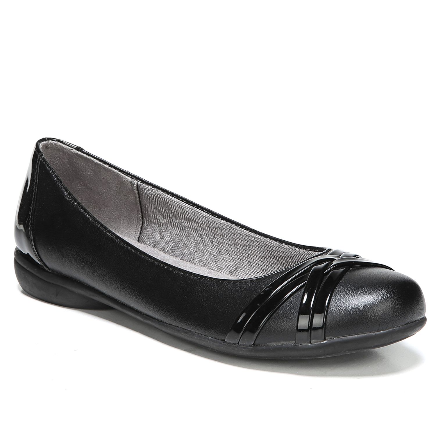 black and white womens flats