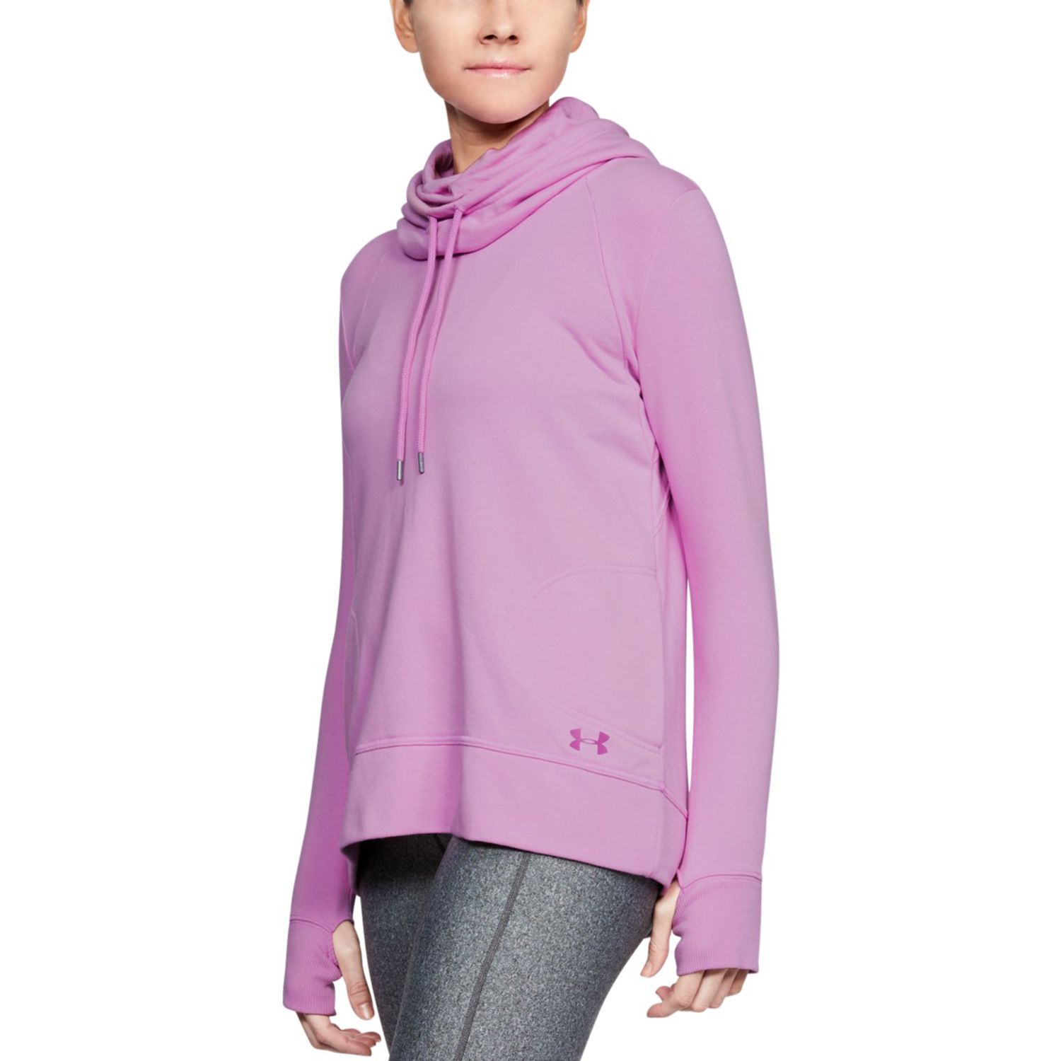 under armor pink hoodie