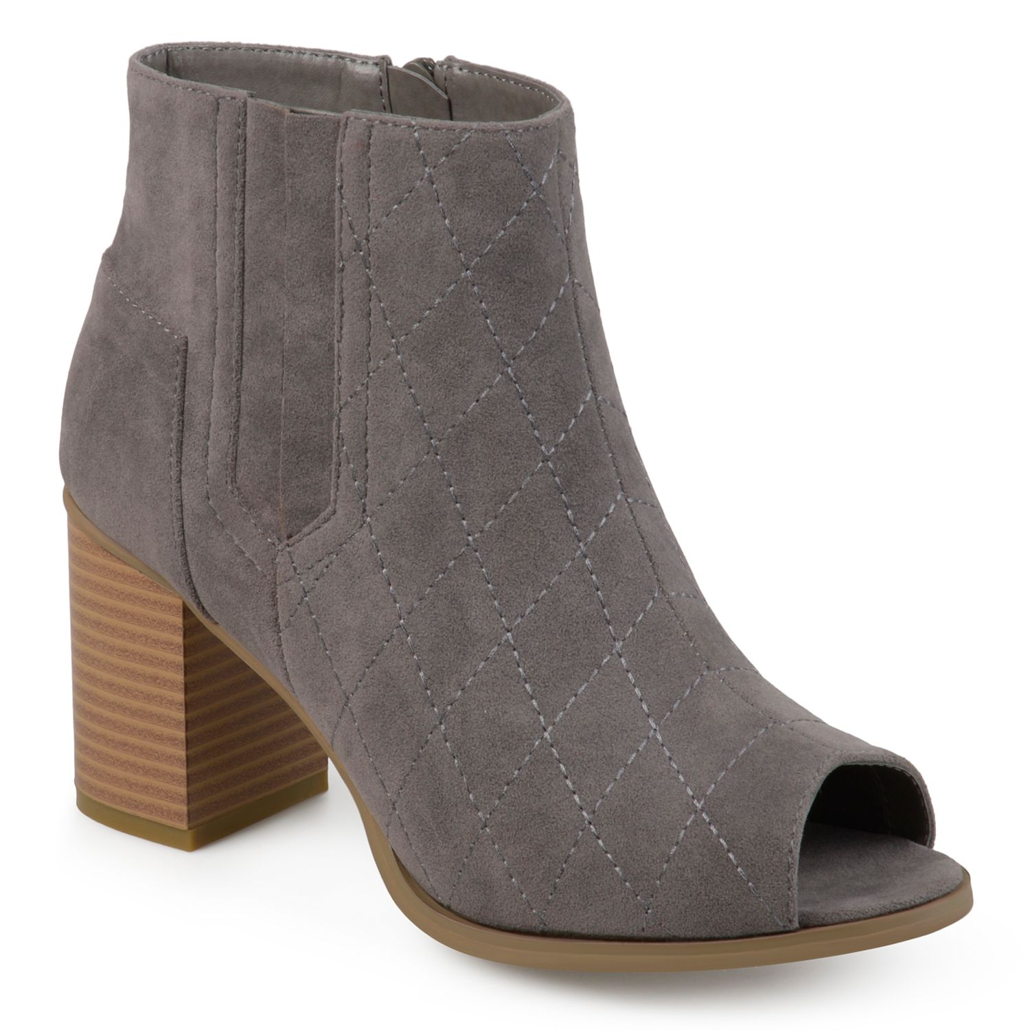 kohls peep toe booties