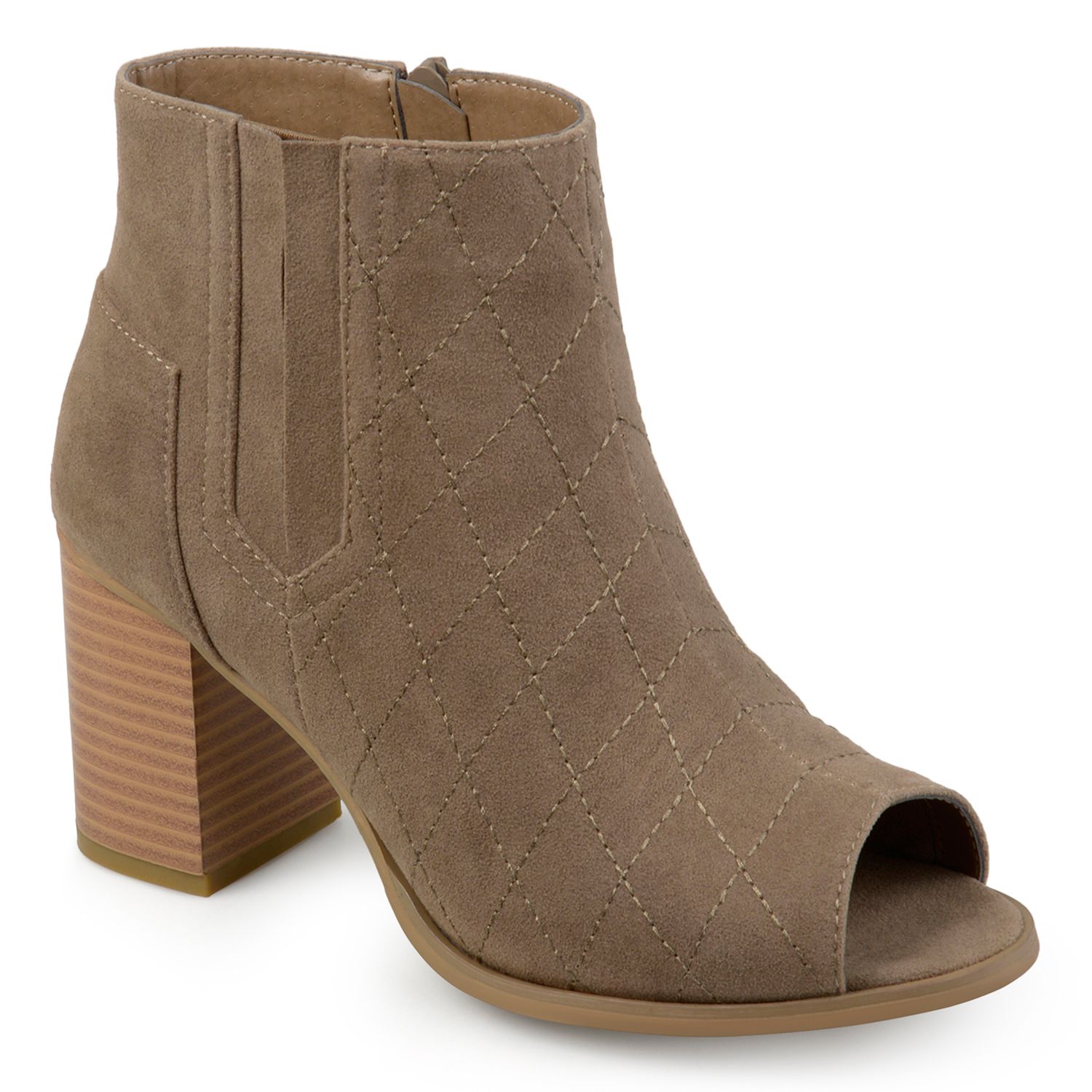 kohls peep toe booties