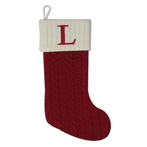 St. Nicholas Square® 21-in. Monogram Knit Christmas Stocking