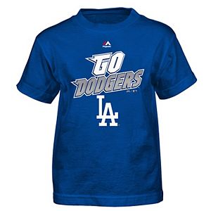 Boys 8-20 Majestic Los Angeles Dodgers Loud Speaker Tee