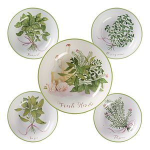 Certified International Fresh Herbs 5-pc. Bowl Set