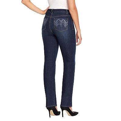 Gloria vanderbilt embroidered jeans fashion