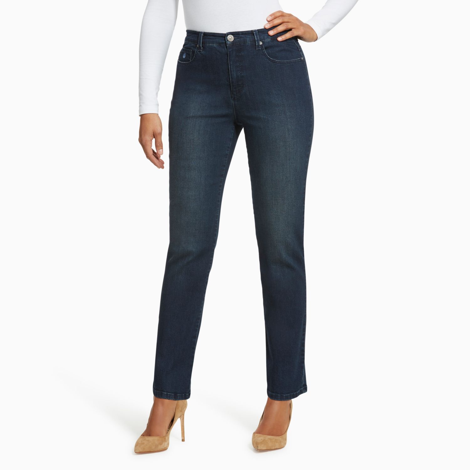 gloria vanderbilt amanda black jeans