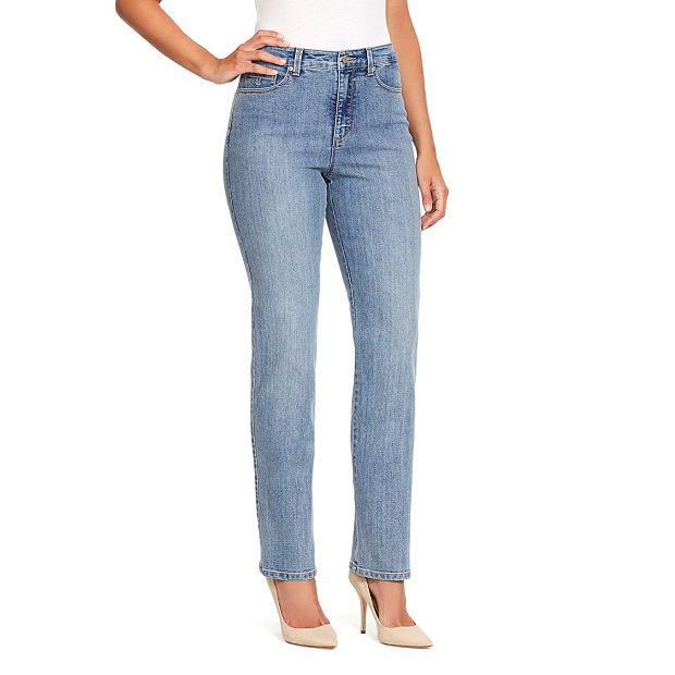 Gloria Vanderbilt Women's Amanda High Rise Straight Leg 5 Pocket Jean 