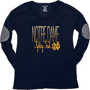 Women's Notre Dame Fighting Irish Glitter Tee