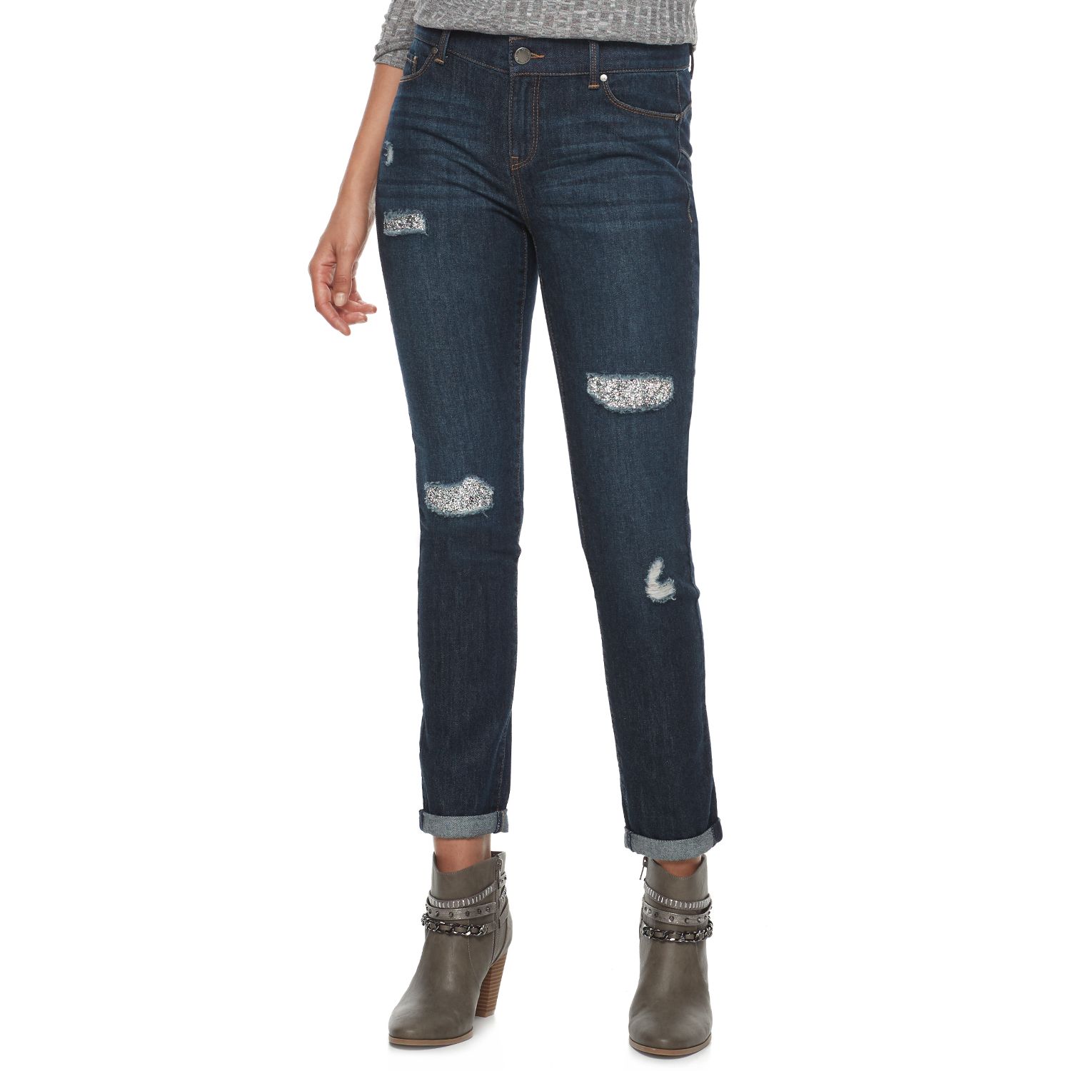 juicy couture embellished jeans