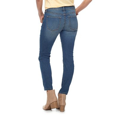 Petite Sonoma Goods For Life® Curvy Fit Ankle Skinny Jeans 