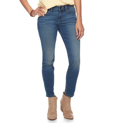 petite skinny ankle jeans