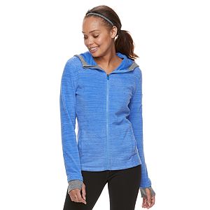 Petite Tek Gear Microfleece Full-Zip Hoodie Jacket