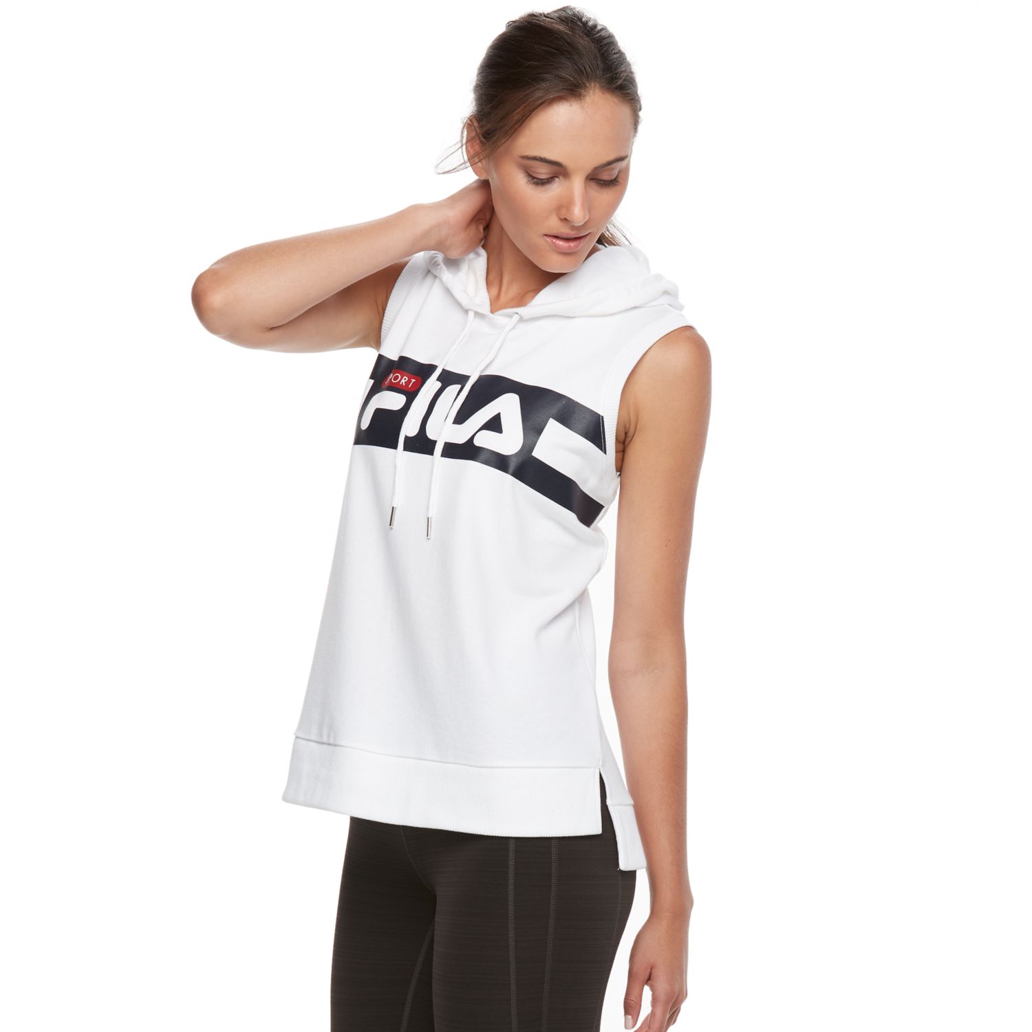 fila sleeveless hoodie