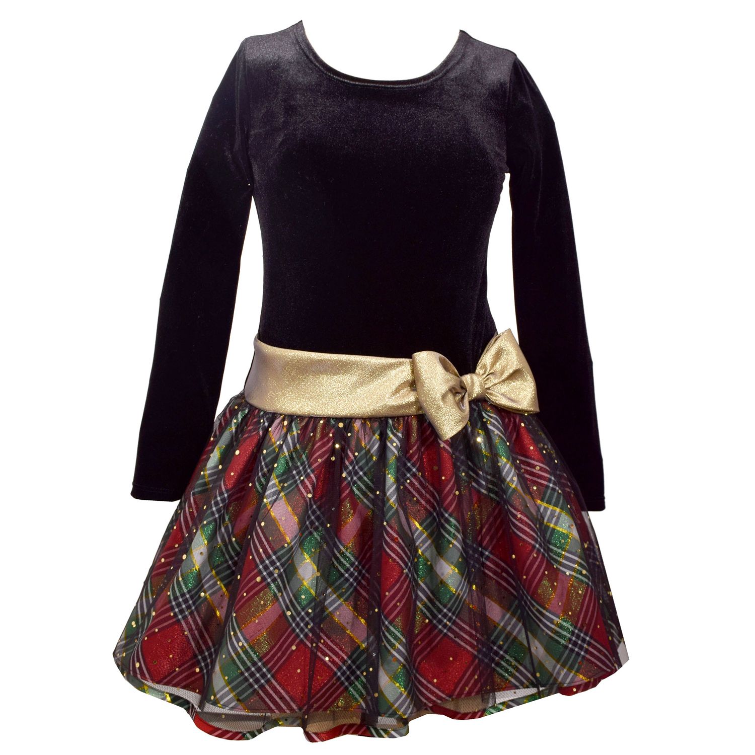 bonnie jean plaid dress