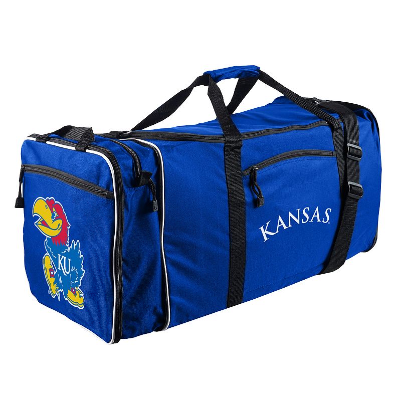 Kansas Jayhawks Steal Duffel Bag, Blue