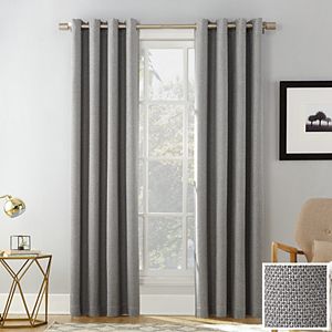 Exclusive Home 2 Pack Burlap Jute Window Curtains