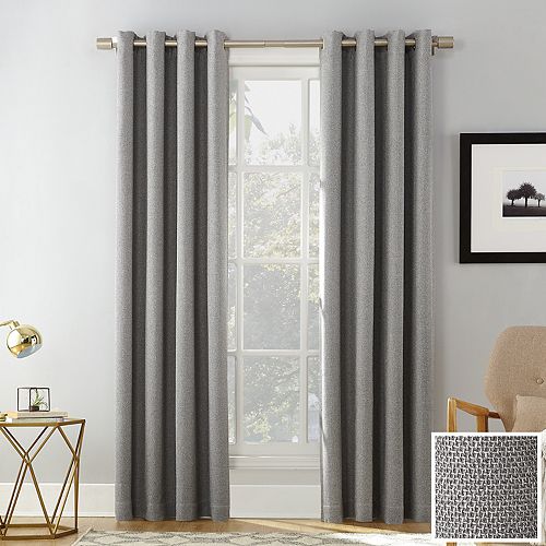Sun Zero Baxter Burlap Weave Theater Grade Extreme 100 Blackout