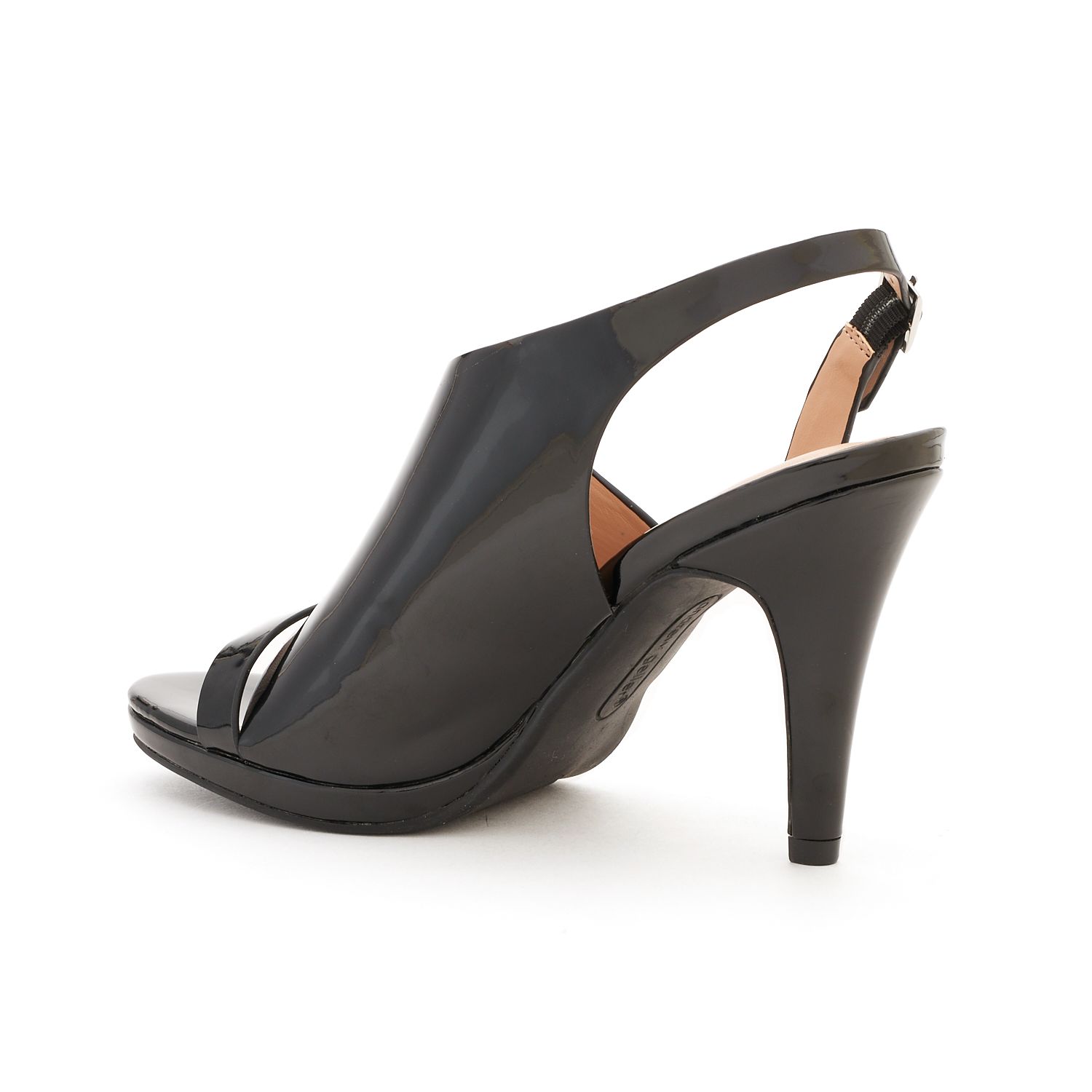 andrew geller womens theola pumps open toe cone heel