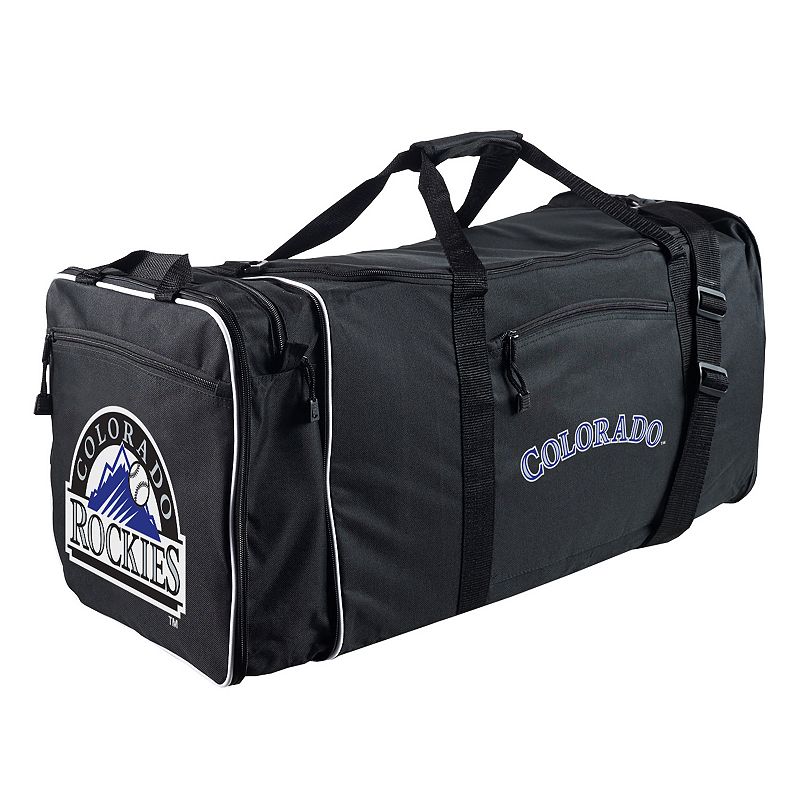Colorado Rockies Steal Duffel Bag, Black