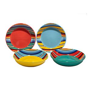 Certified International Pinata 4-pc. Pasta Bowl Set.