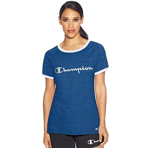 Women's Champion Ringer Graphic Tee