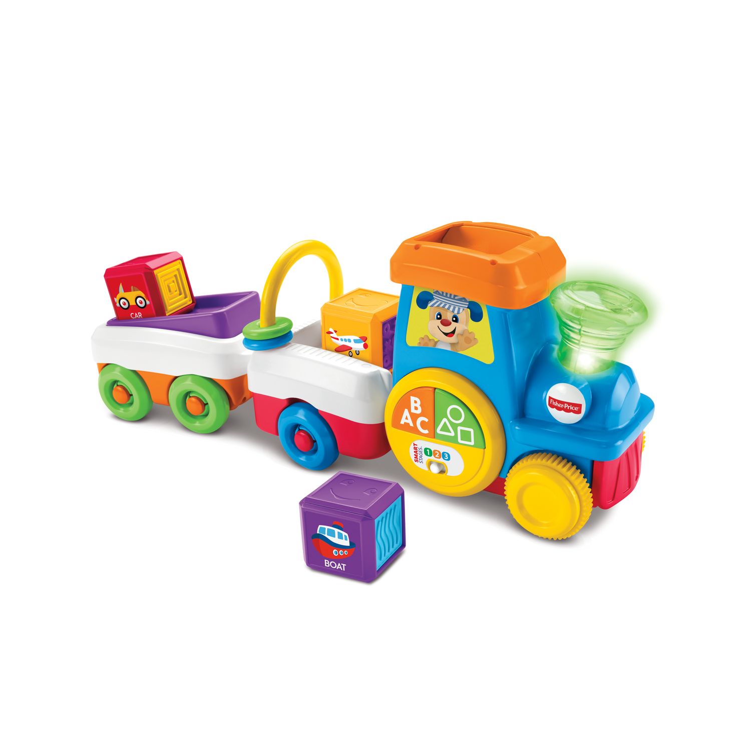fisher price first words crawl along train