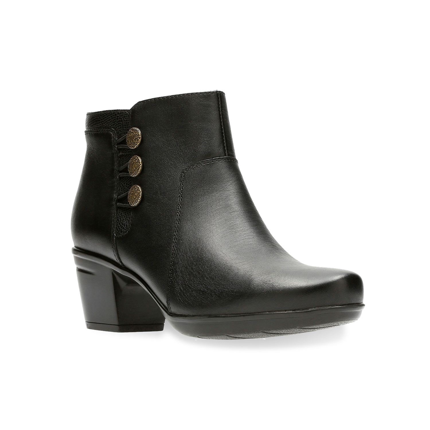 clarks emslie monet heeled ankle boot