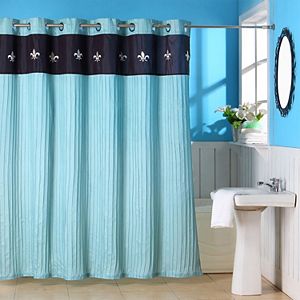 Portsmouth Home Meridian Embroidered Shower Curtain