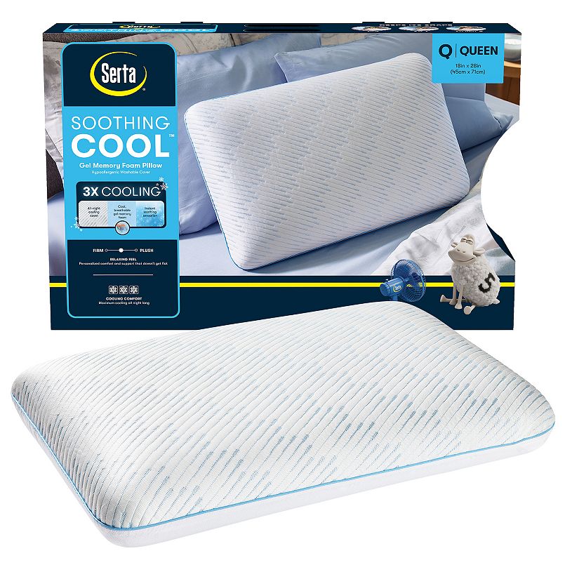 Serta® Soothing Cool™ Gel Memory Foam Pillow