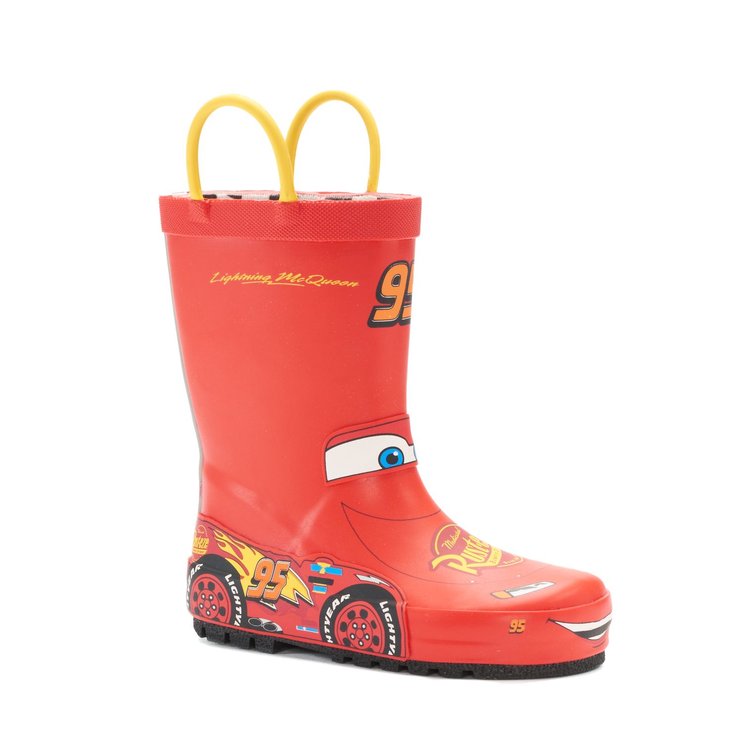 lightning mcqueen rain boots