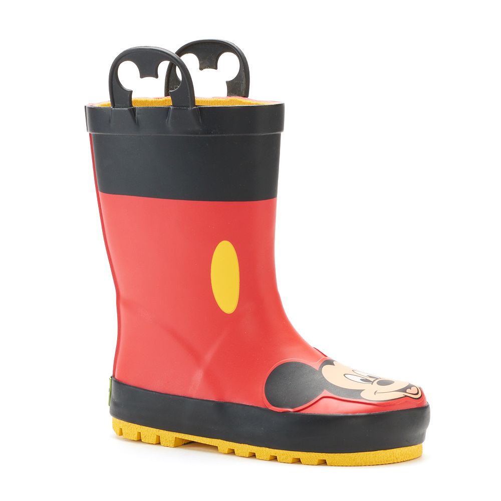 Toddler Boy Mickey Mouse Rain Boots