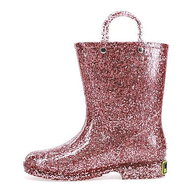 Western Chief Glitter Toddler Girls' Waterproof Rain Boots