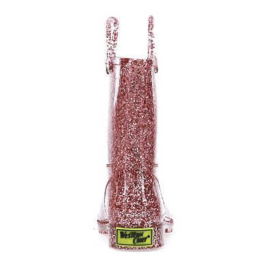 Western Chief Glitter Toddler Girls' Waterproof Rain Boots