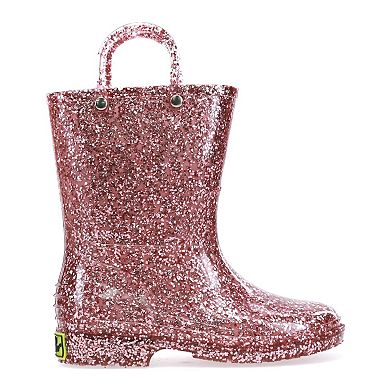 Western Chief Glitter Toddler Girls' Waterproof Rain Boots