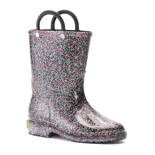 Western Chief Glitter Toddler Girls' Waterproof Rain Boots