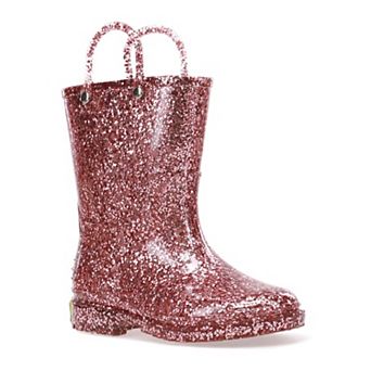Western Chief Glitter Toddler Girls' Waterproof Rain Boots