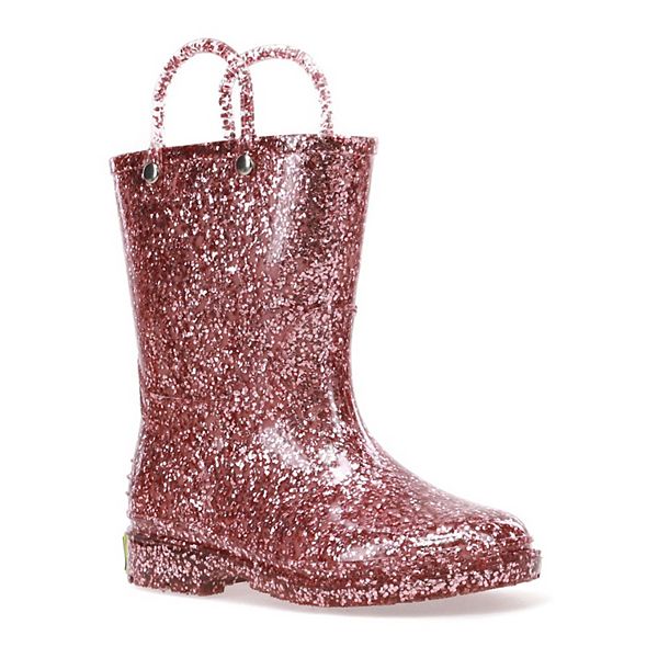 Kohls girls rain hot sale boots