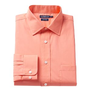 Men's Croft & Barrow® Slim-Fit Easy Care Spread-Collar Dress Shirt