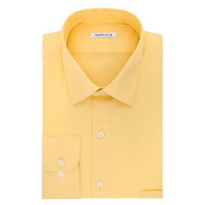 Big & Tall Van Heusen Regular-Fit Solid Lux Sateen No-Iron Spread-Collar Dress Shirt