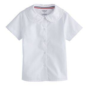Girls 4-6x French Toast Peter Pan Lace Blouse