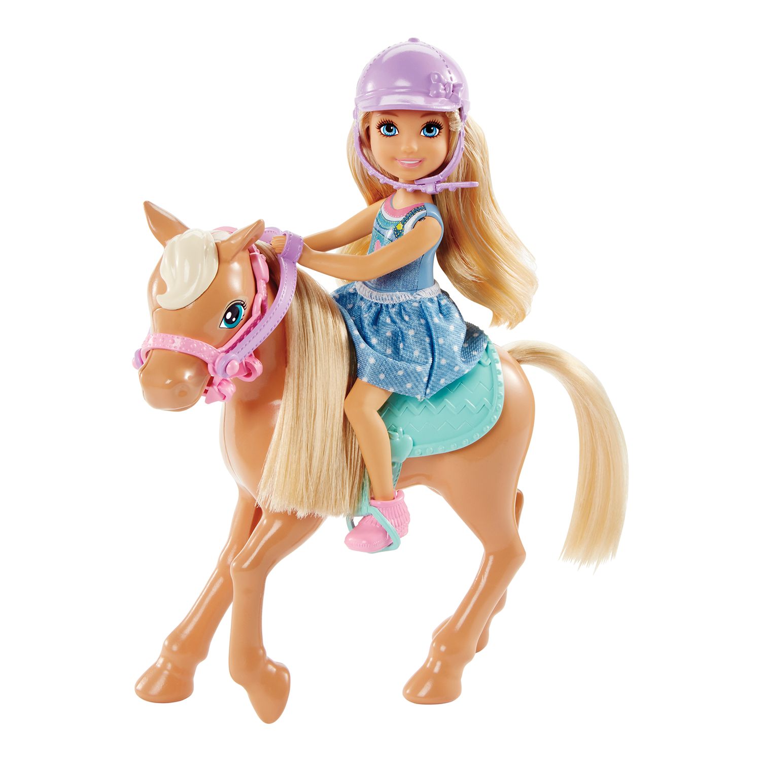 barbie doll and horse set