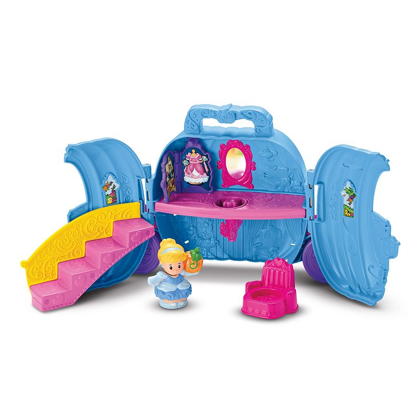 UPC 887961359299 product image for Disney Princess Cinderella's Fold 'n Go Carriage by Little People, Multicolor | upcitemdb.com