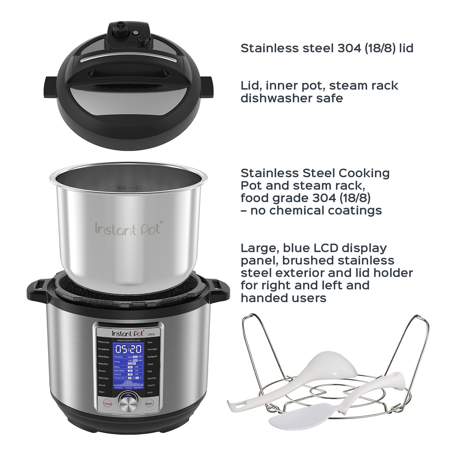 Ultra 6 Qt 10-in-1 Pressure Cooker - Thumbnail 2