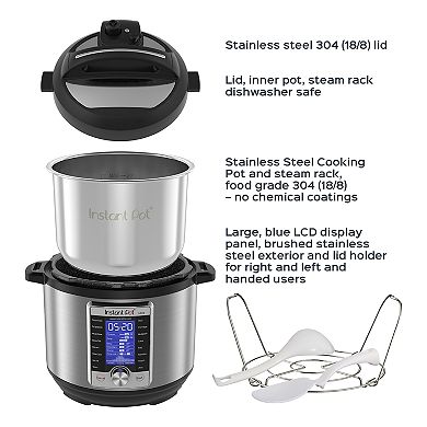 Instant Pot Ultra 10-in-1 6-qt. Programmable Pressure Cooker